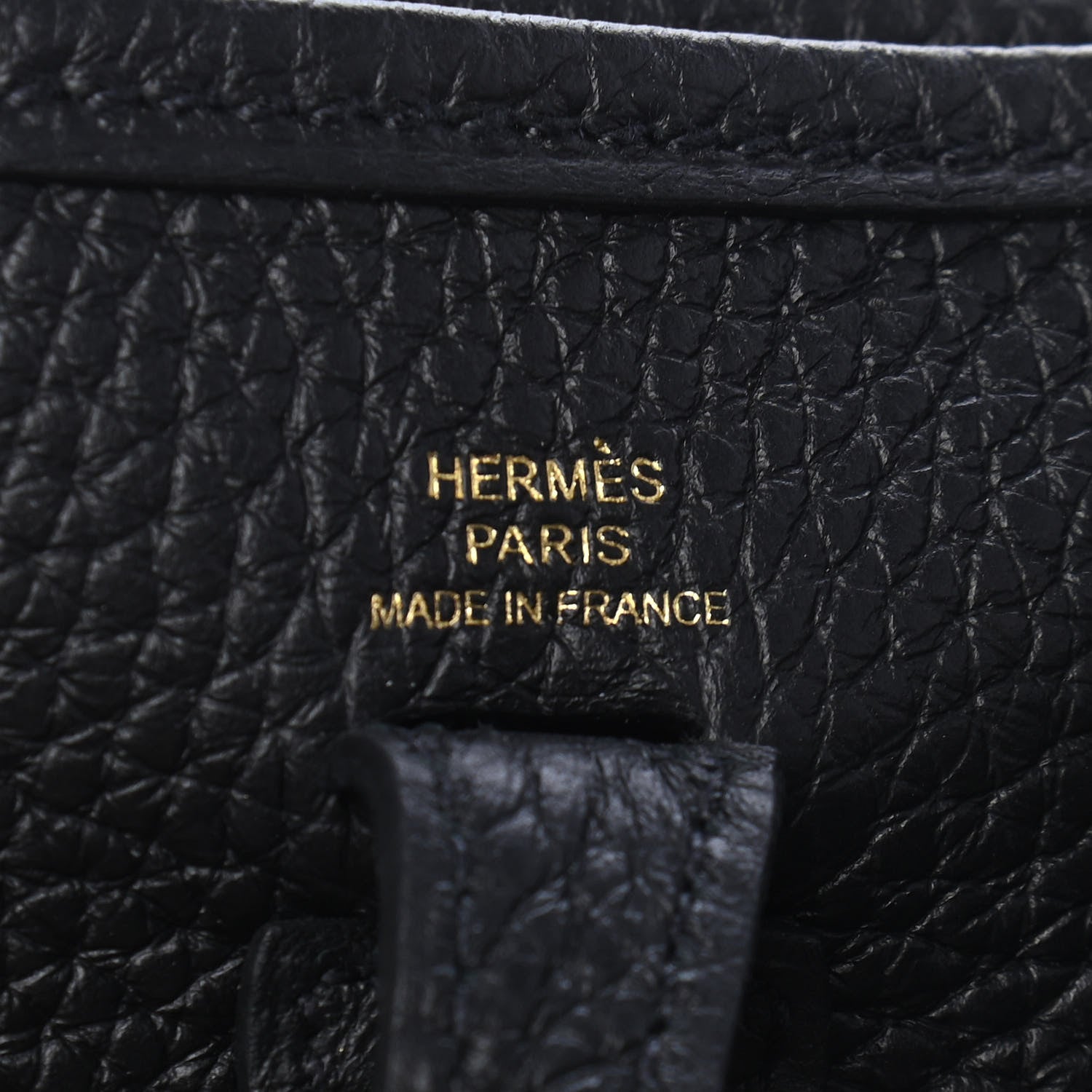 Hermes Taurillon Clemence Evelyne TPM Black 6 of 9