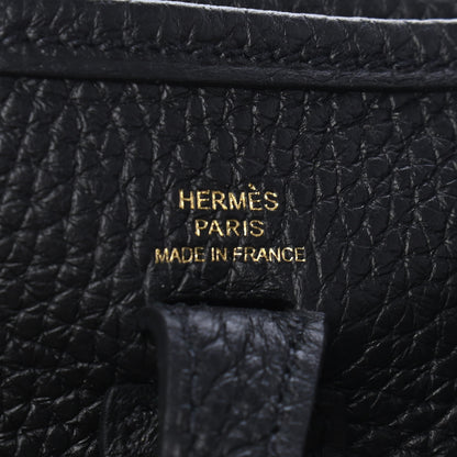 Hermes Taurillon Clemence Evelyne TPM Black 6 of 9