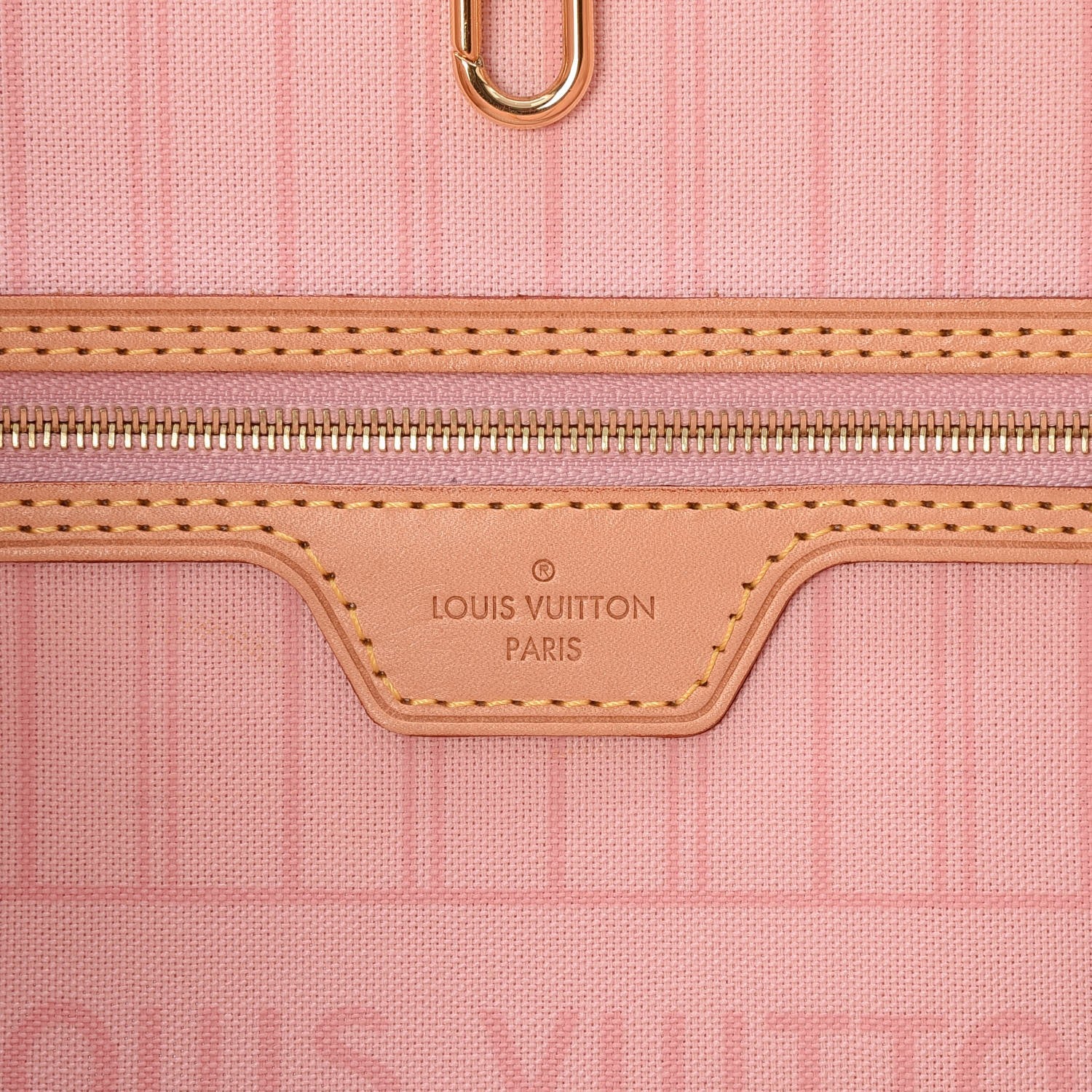 Louis Vuitton Damier Azur Neo Neverfull MM Rose Ballerine 7 of 9