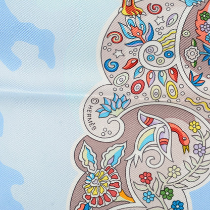 Hermes Silk Nuees Imaginaires Scarf 90 5 of 6