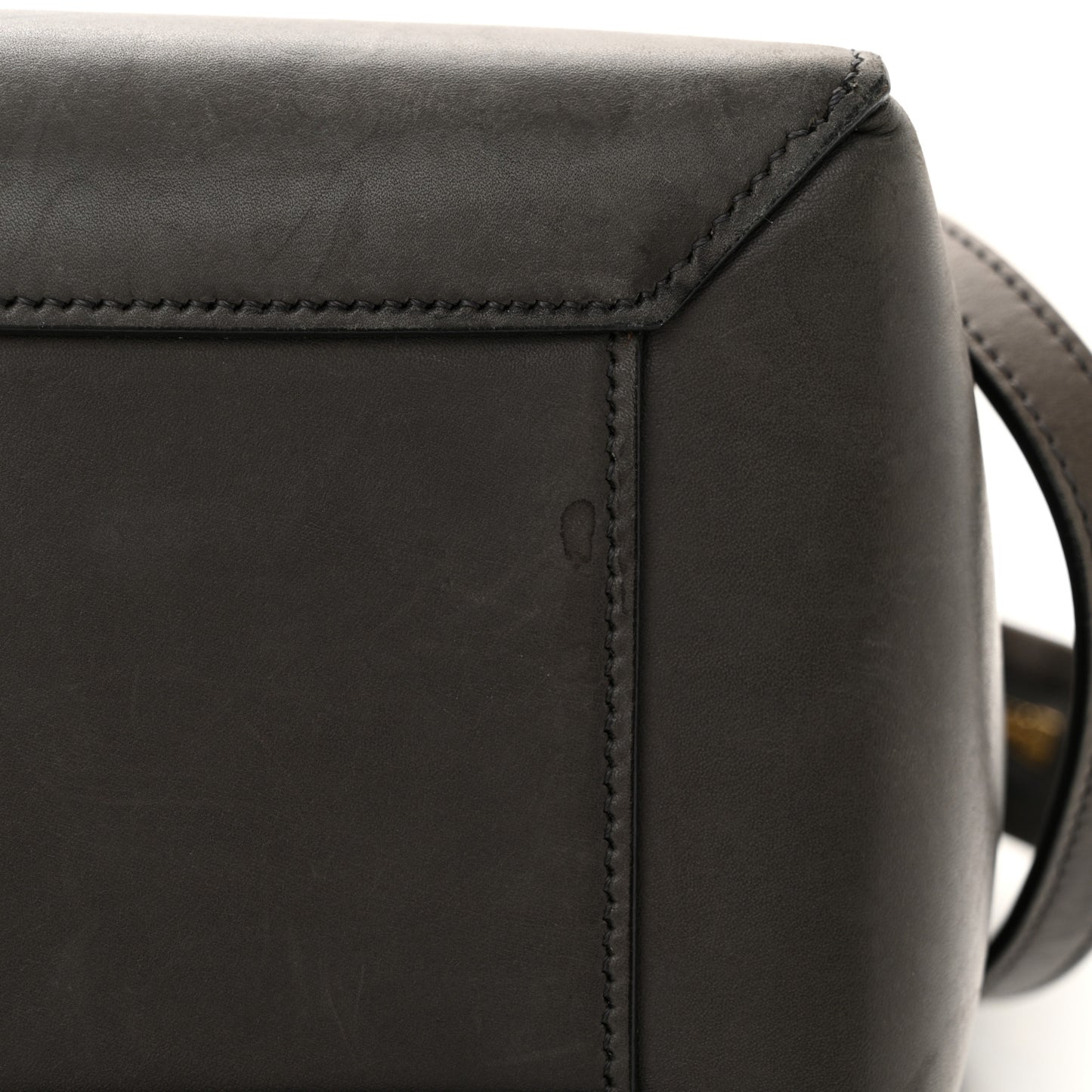 Smooth Calfskin Micro Belt Bag Grey