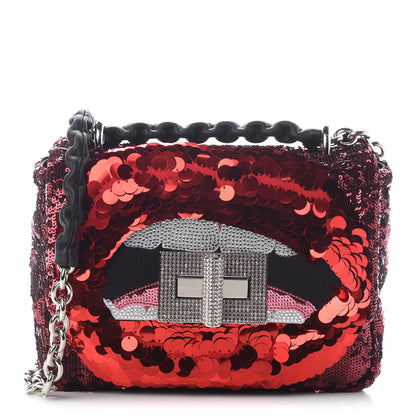 Tom Ford Sequin Kiss Large Natalia Bag Red 1 of 8