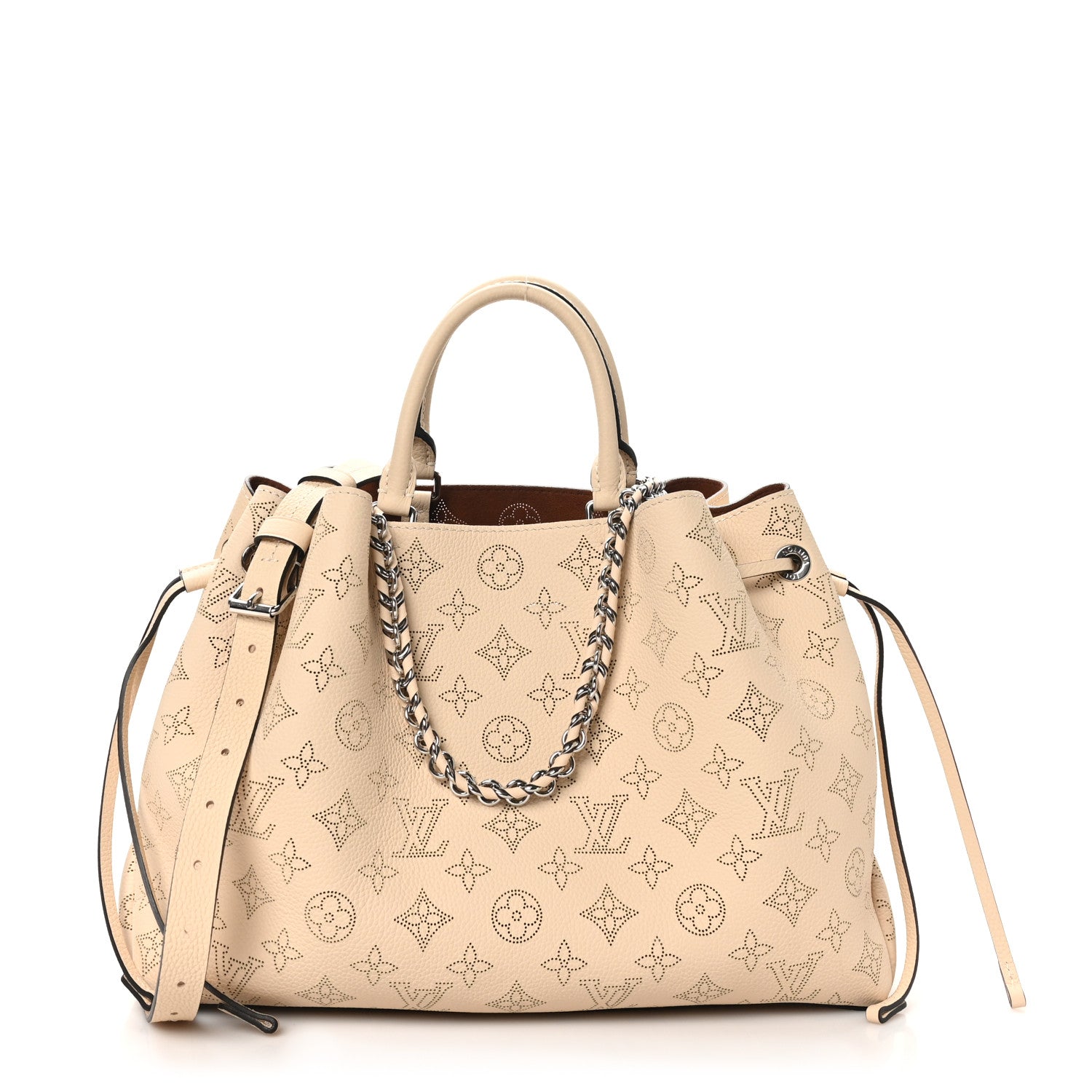 Louis Vuitton Mahina Bella Tote Creme Beige 1 of 9