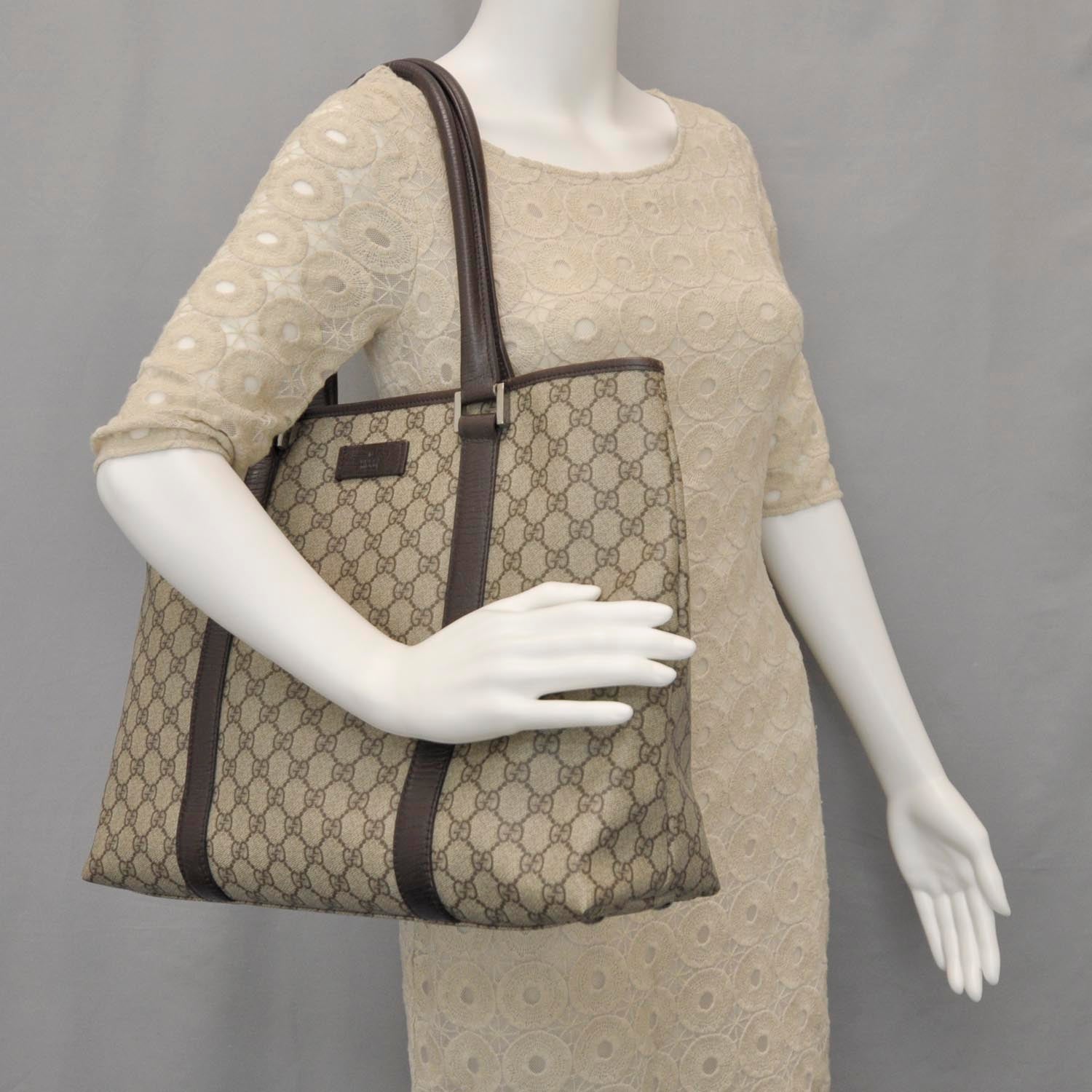 Gucci GG Plus Monogram Medium Joy Tote Dark Brown 2 of 10