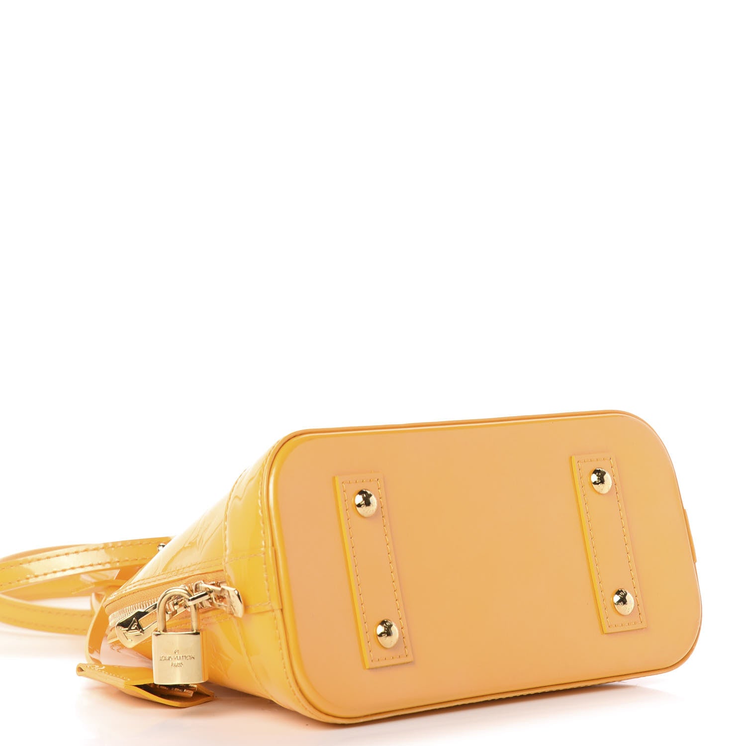 Louis Vuitton Vernis Alma BB Jaune Passion 4 of 9