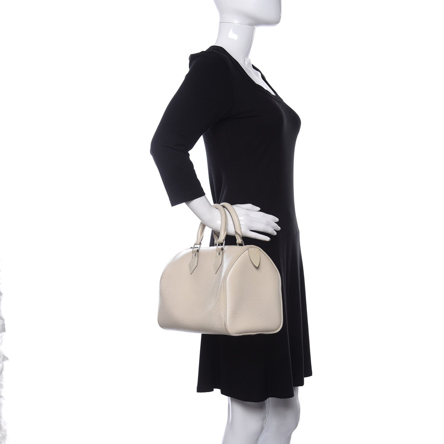 Louis Vuitton Epi Speedy 25 Ivory 2 of 10