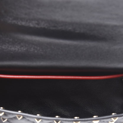 Valentino Garavani Lambskin Rockstud Spike Belt Bag Black 4 of 9