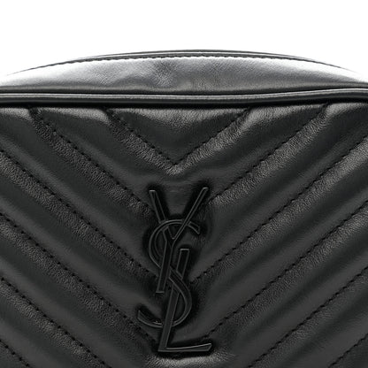 Saint Laurent Calfskin Matelasse Monogram Lou Belt Bag Black 8 of 11