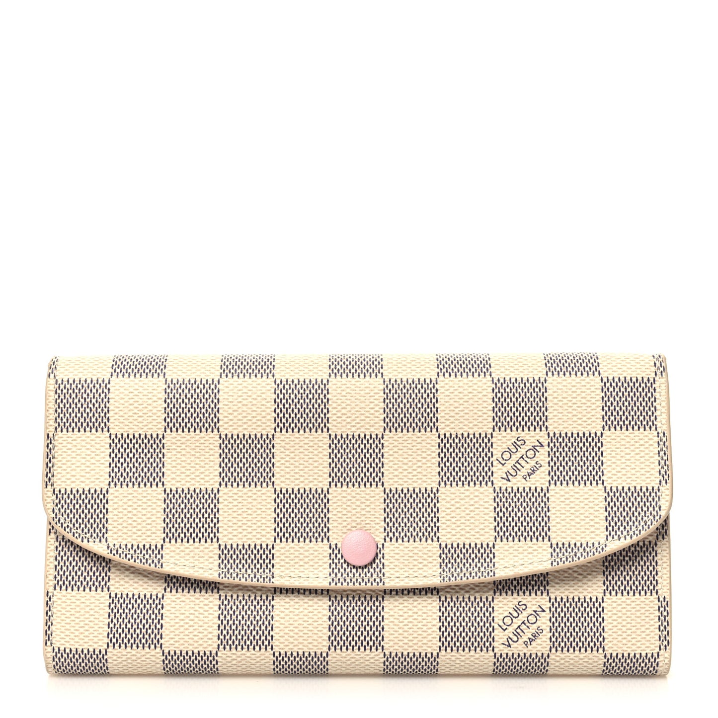 Damier Azur Emilie Wallet Rose Ballerine