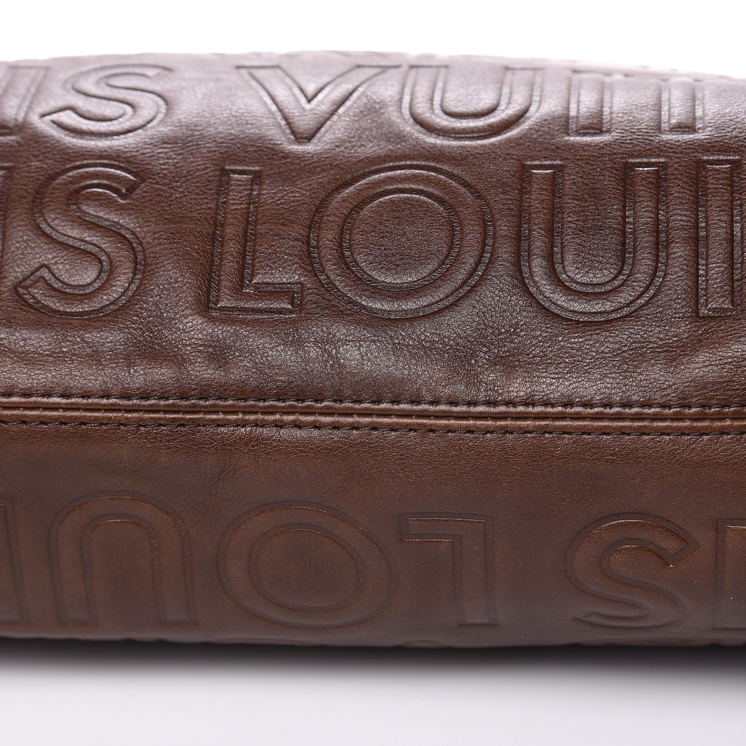 Louis Vuitton Monogram Paris Souple Whisper GM Chocolate 9 of 13
