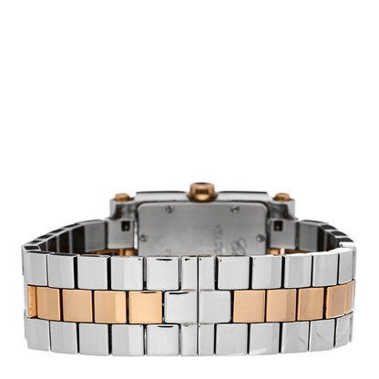 Chopard Stainless Steel 18K Rose Gold 7 Diamond Bezel Mother of Pearl 27mm Happy Sport Quartz Watch 3 of 5
