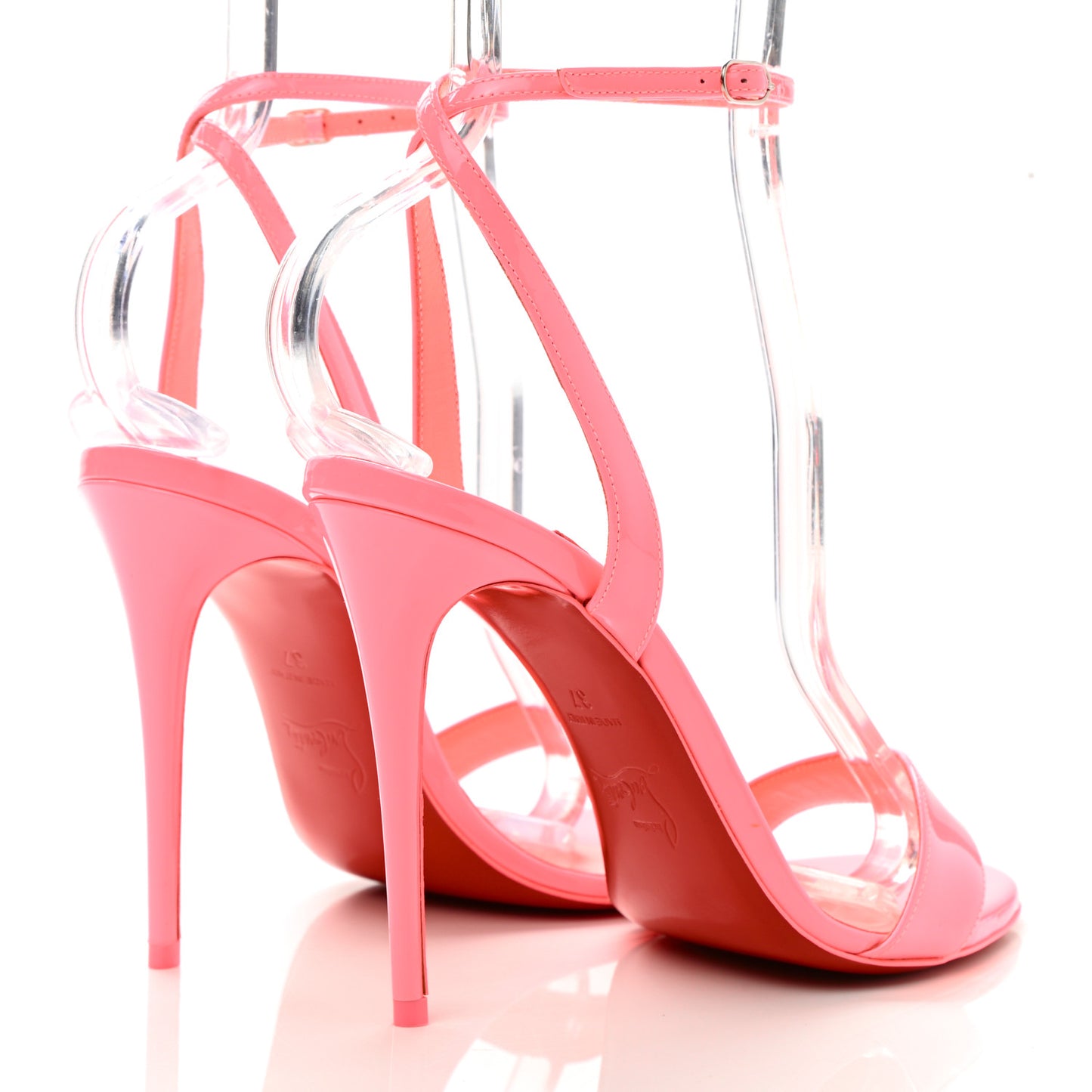 Patent Loubigirl 100 Sandals 37 Pink
