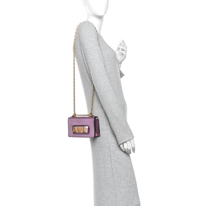 Christian Dior Metallic Calfskin J'Adior Mini Chain Flap Bag Pink 2 of 13
