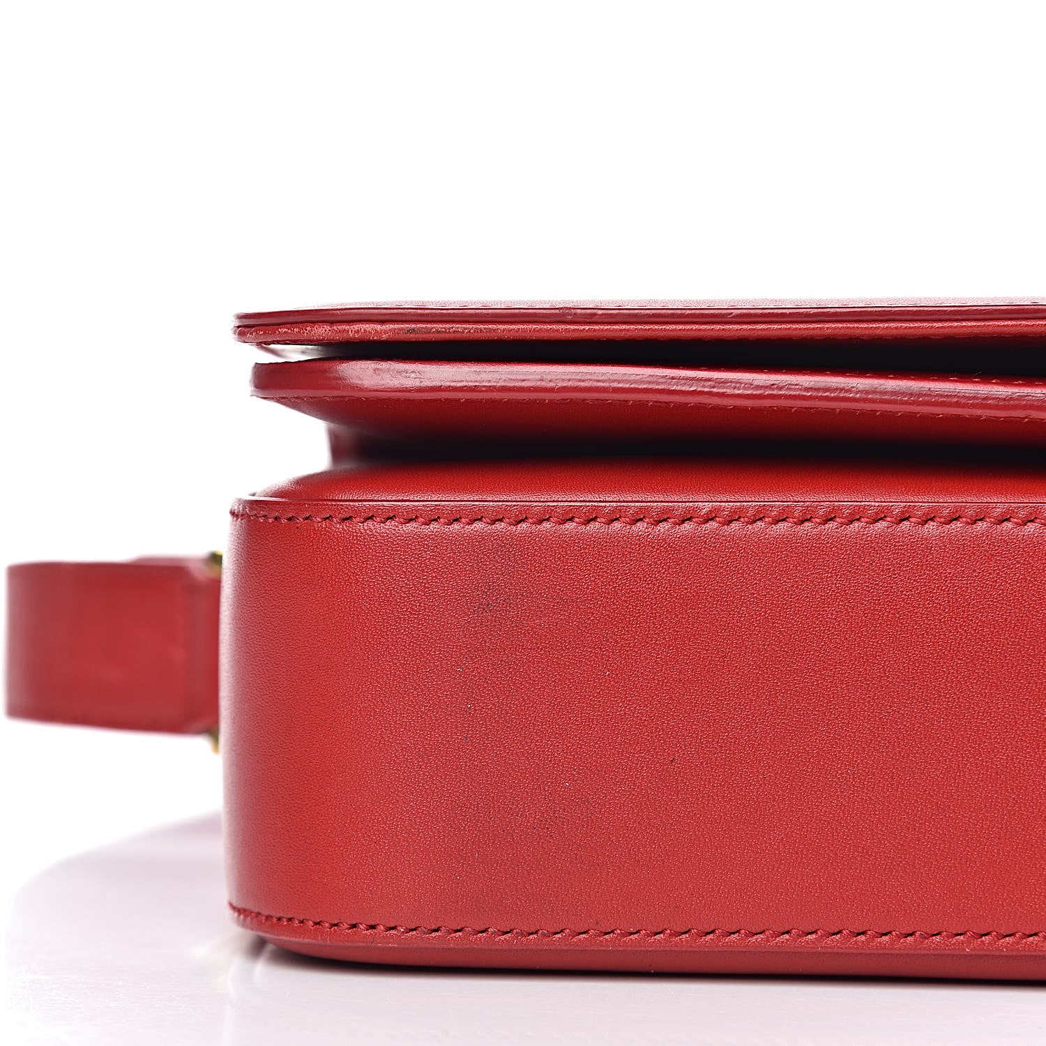 Saint Laurent Smooth Calfskin Medium Classic Monogram Universite Bag Red 16 of 20