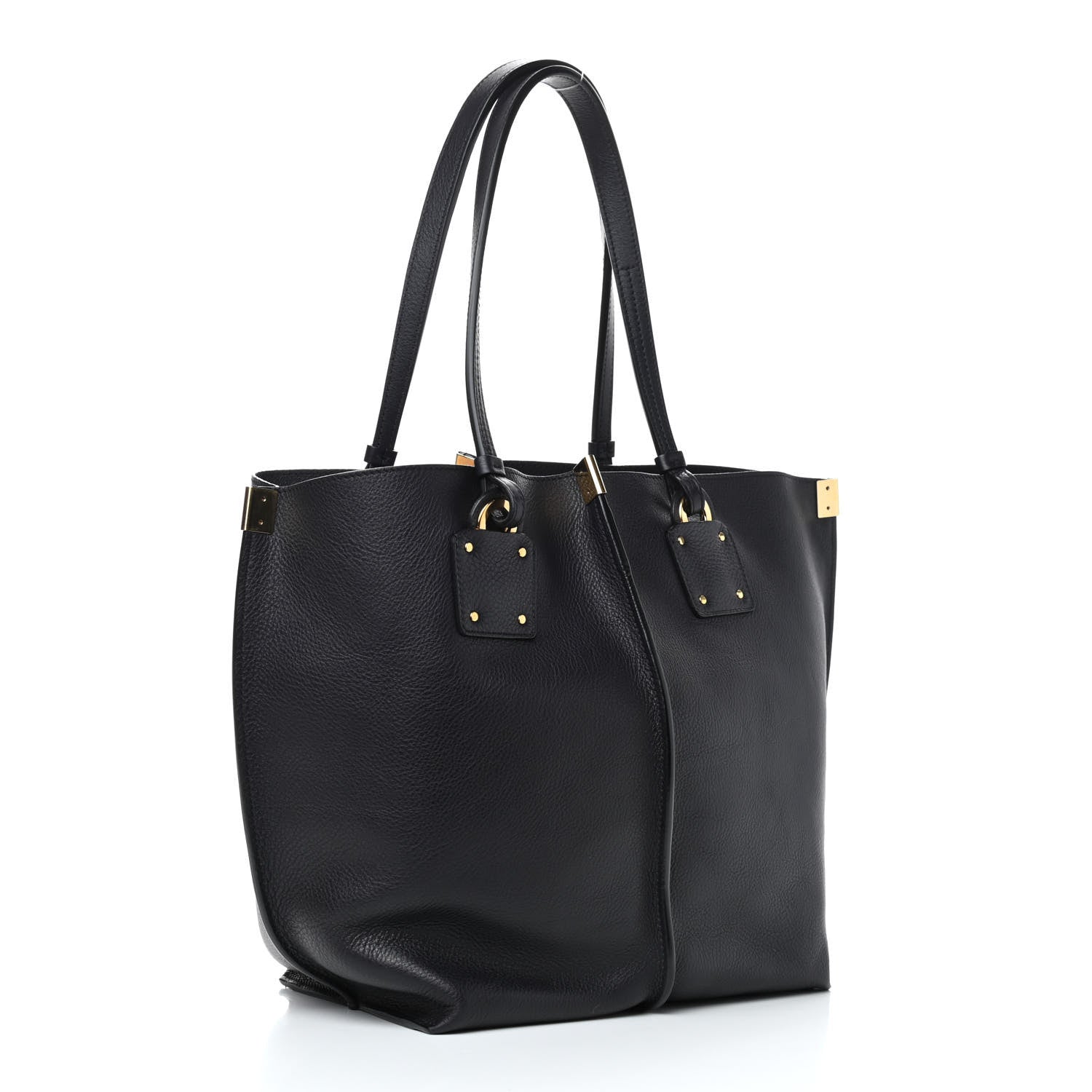 Chloe Smooth Calfskin Medium Vick Tote Full Blue 4 of 11