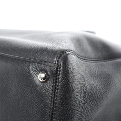Chanel Calfskin Cerf Executive Shopper Tote Black 22 of 23