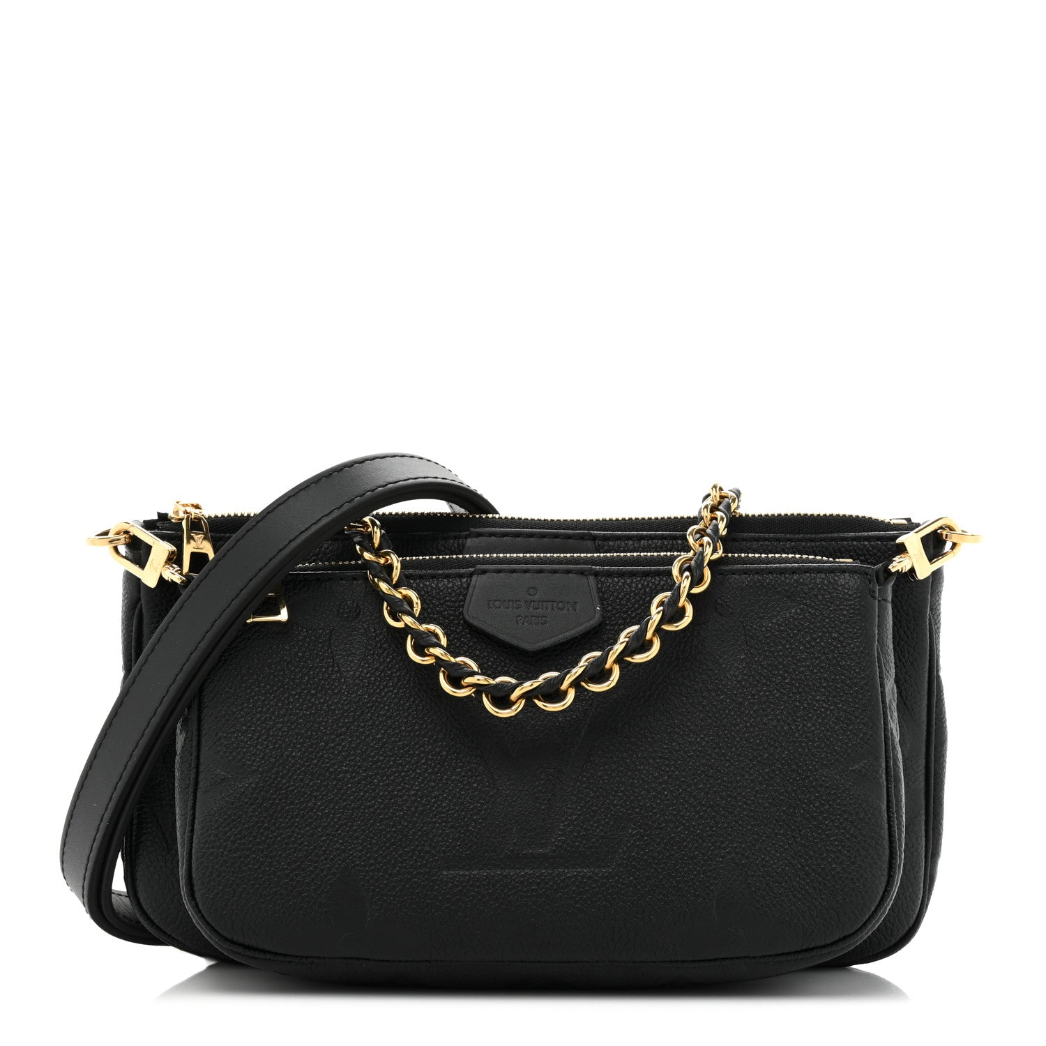 Louis Vuitton Empreinte Monogram Giant Multi Pochette Accessories Black 1 of 12