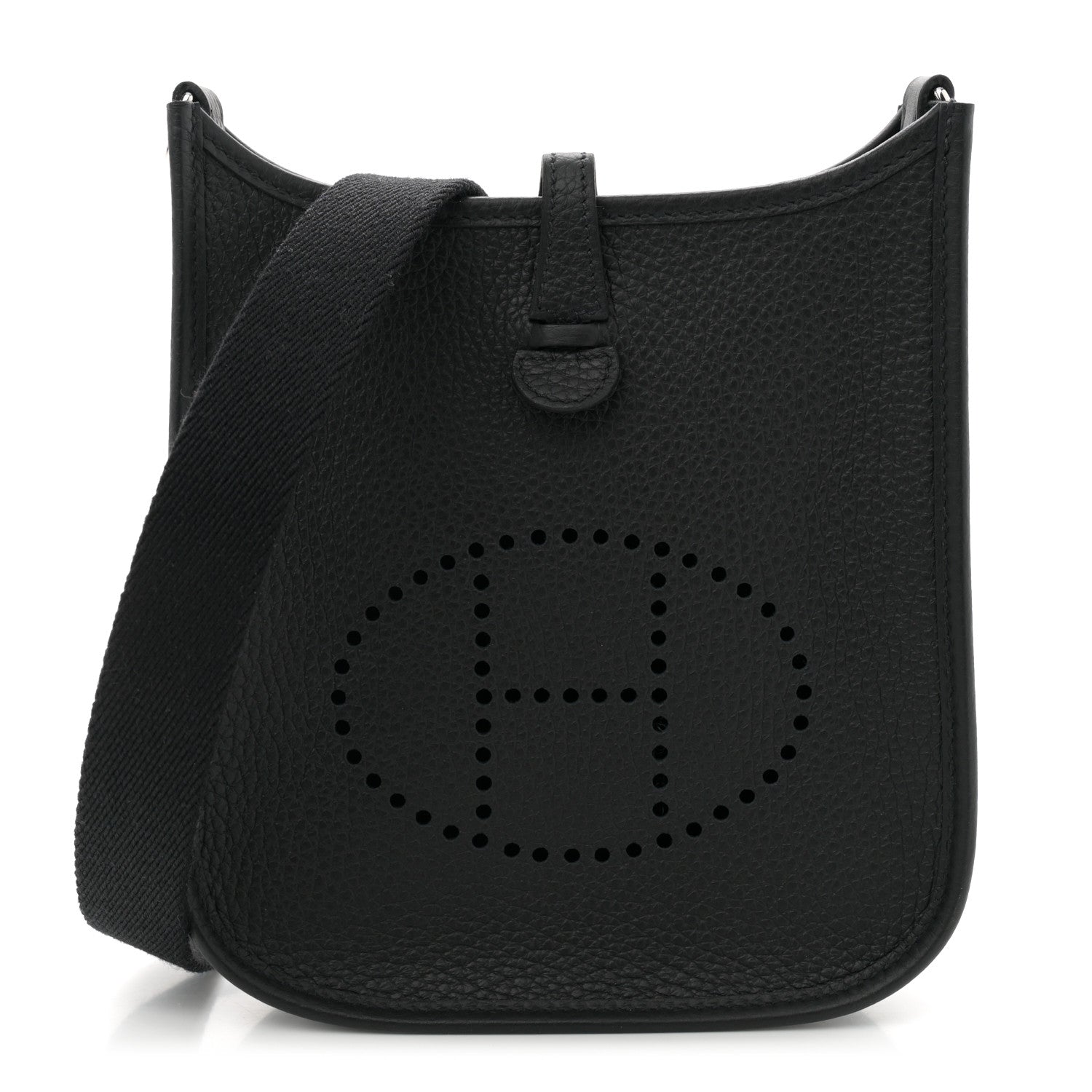 Hermes Taurillon Clemence Evelyne TPM Black 1 of 11