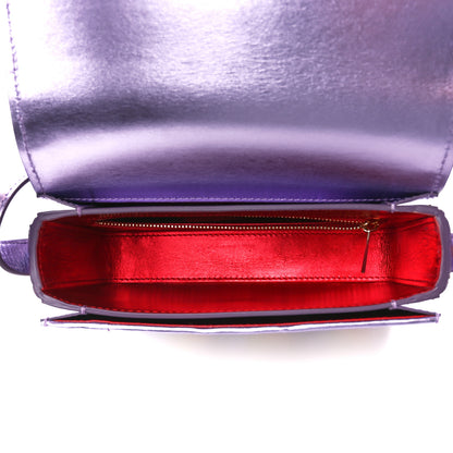 Christian Louboutin Calfskin Iridescent Damier Loubi54 Crossbody Clutch Multicolor 5 of 11