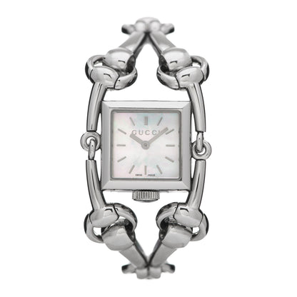 Gucci Stainless Steel Mother of Pearl 29mm Signoria Quartz Watch 1 of 5