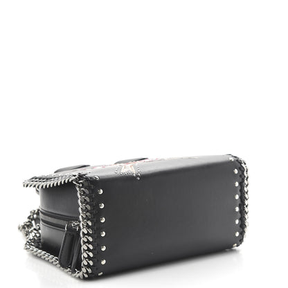 Stella McCartney Eco Alter Nappa Mini Falabella Box Bird Top Handle Bag Black 4 of 9