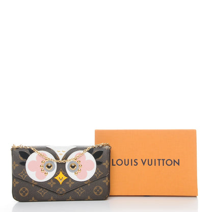 Louis Vuitton Monogram Lovely Birds Pochette Felicie Chain Wallet 8 of 8