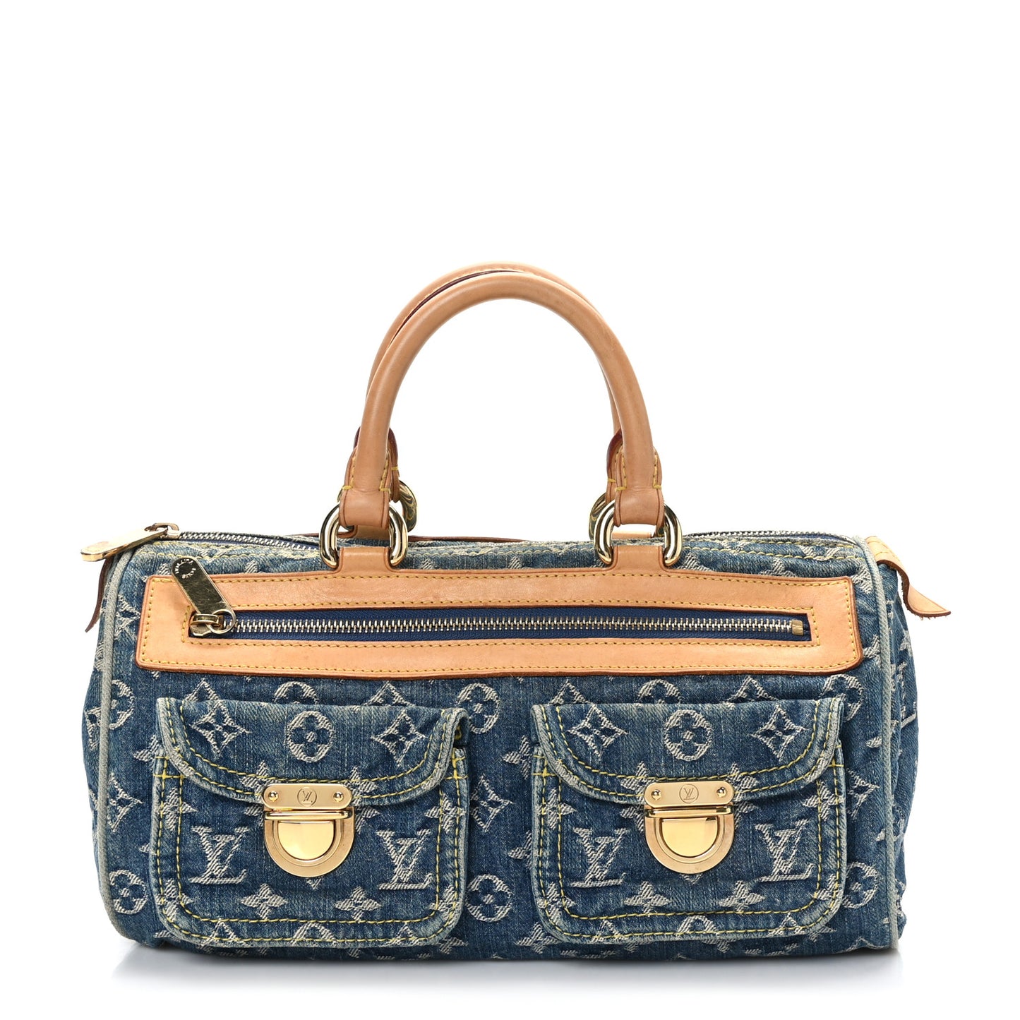 Monogram Denim Neo Speedy Blue