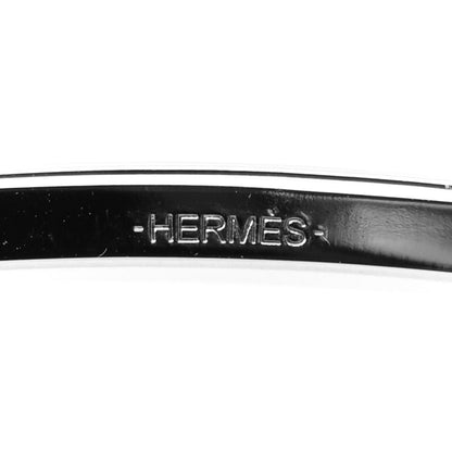 Hermes Palladium Martelee 32mm H Belt Buckle Silver 4 of 4