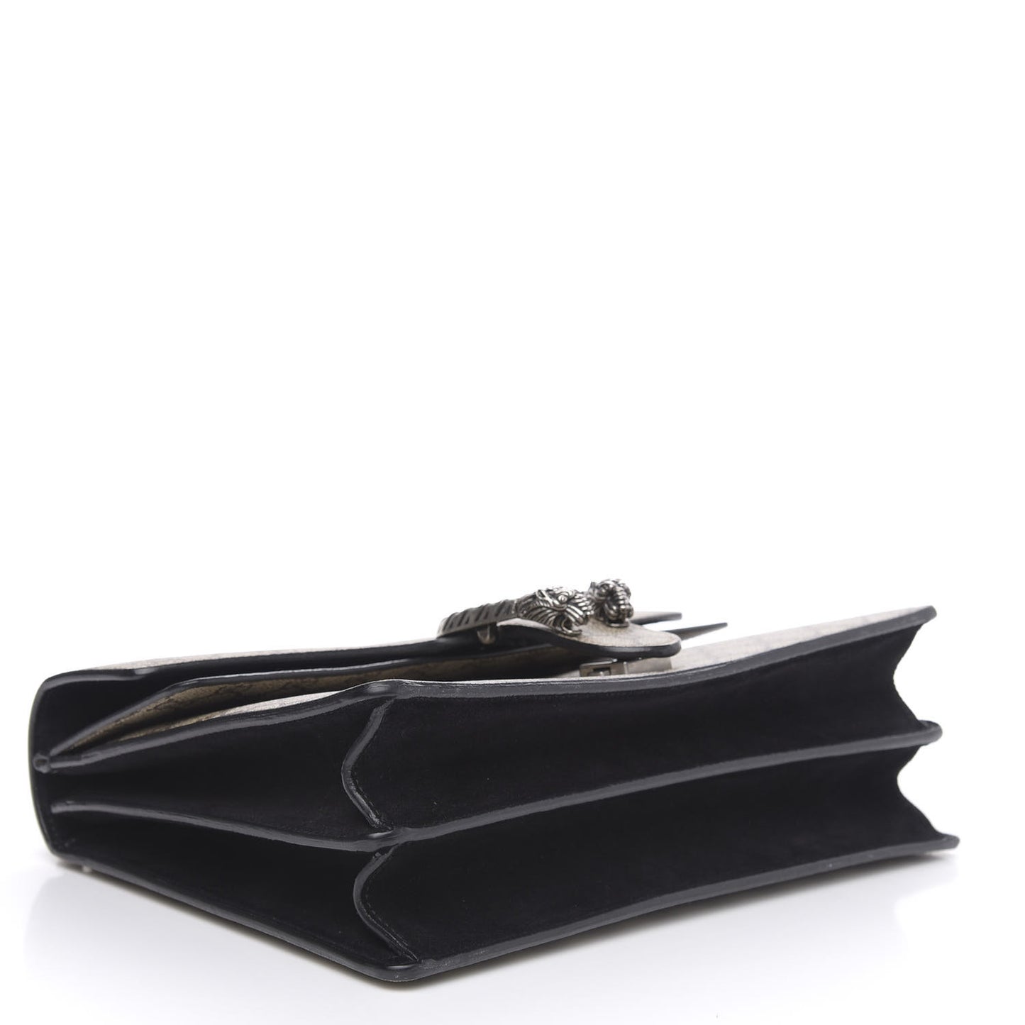 GG Supreme Monogram Medium Dionysus Shoulder Bag Black