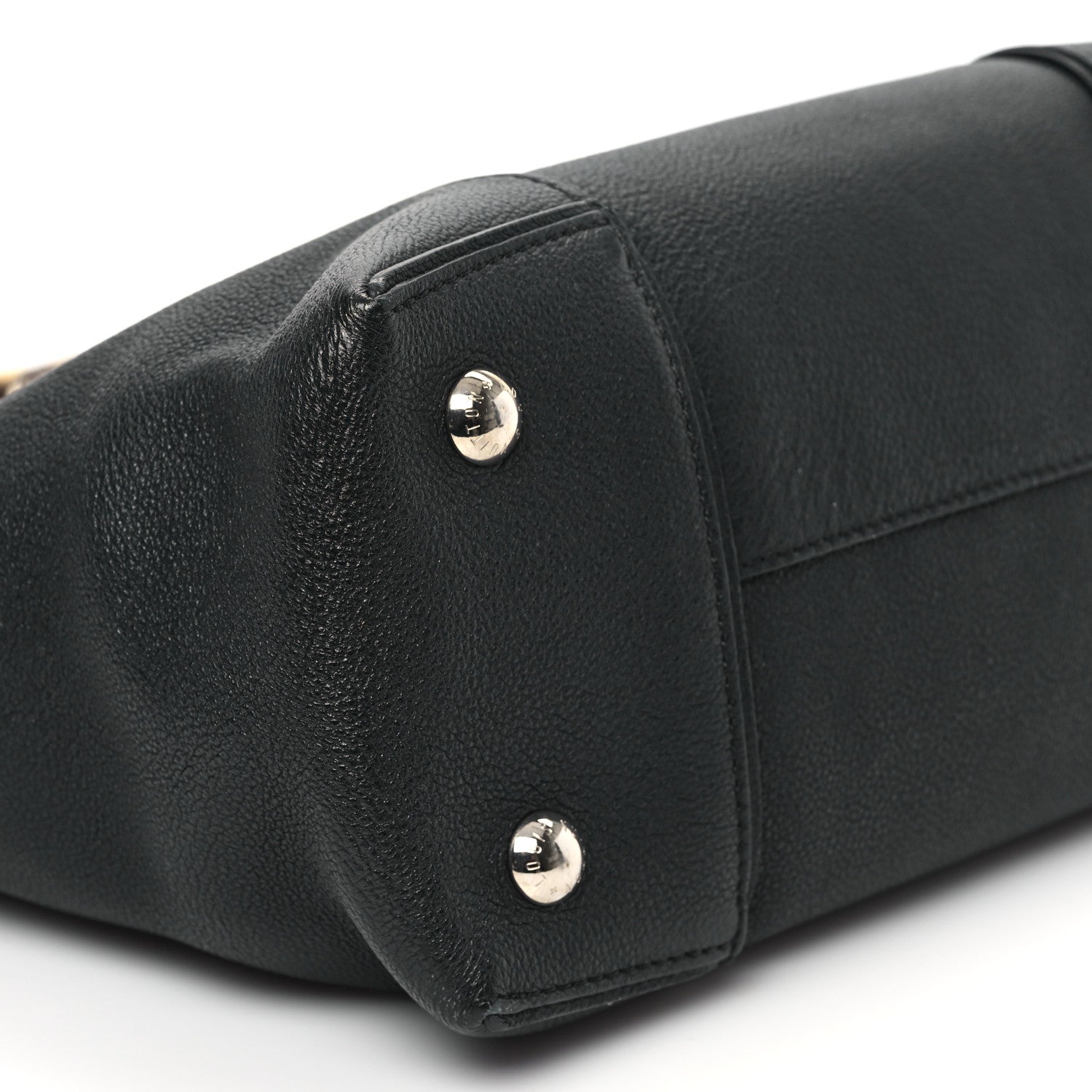 Louis Vuitton Veau Cachemire Snakeskin Soft Lockit MM Black 9 of 13