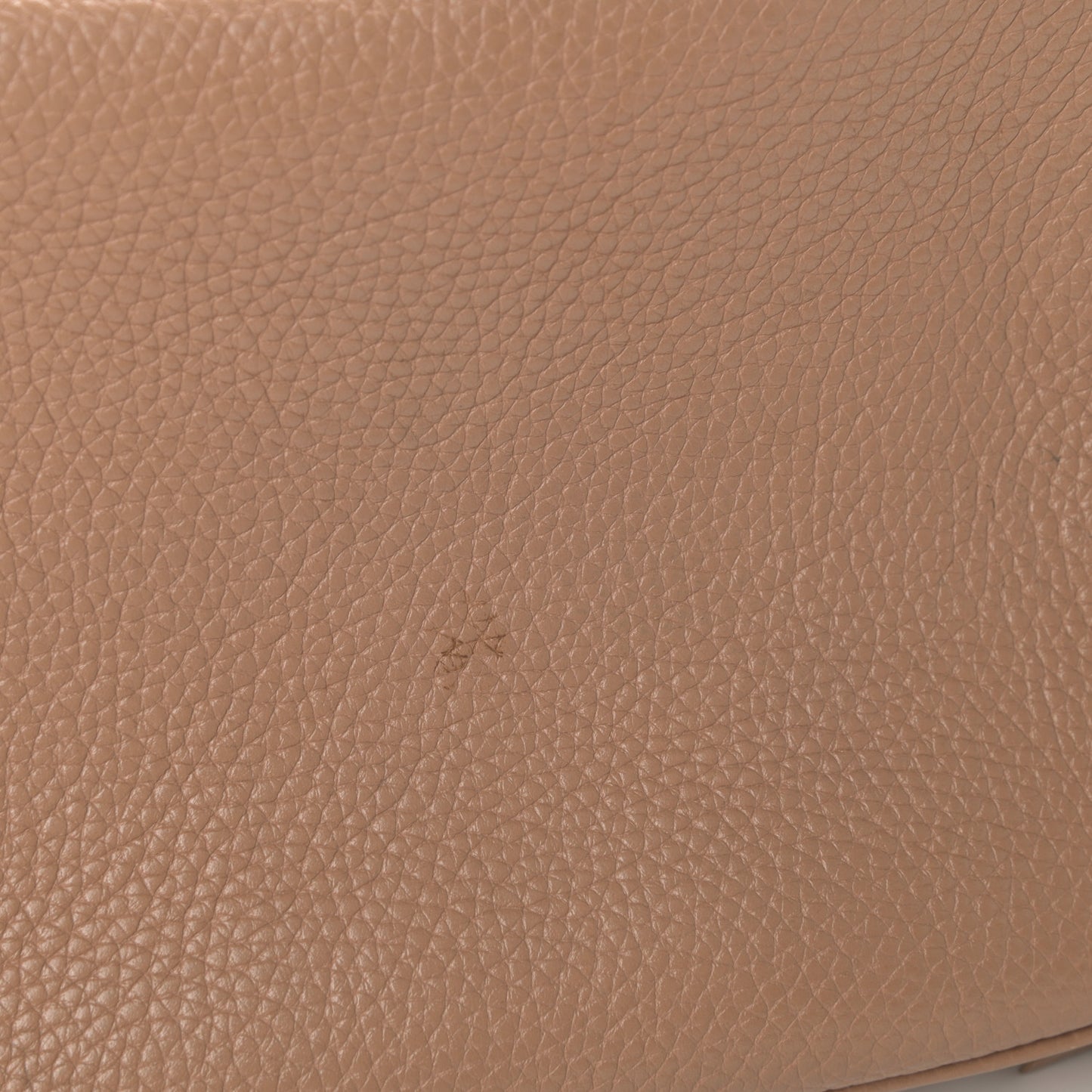 Pebbled Calfskin Small Soho Disco Bag Camelia