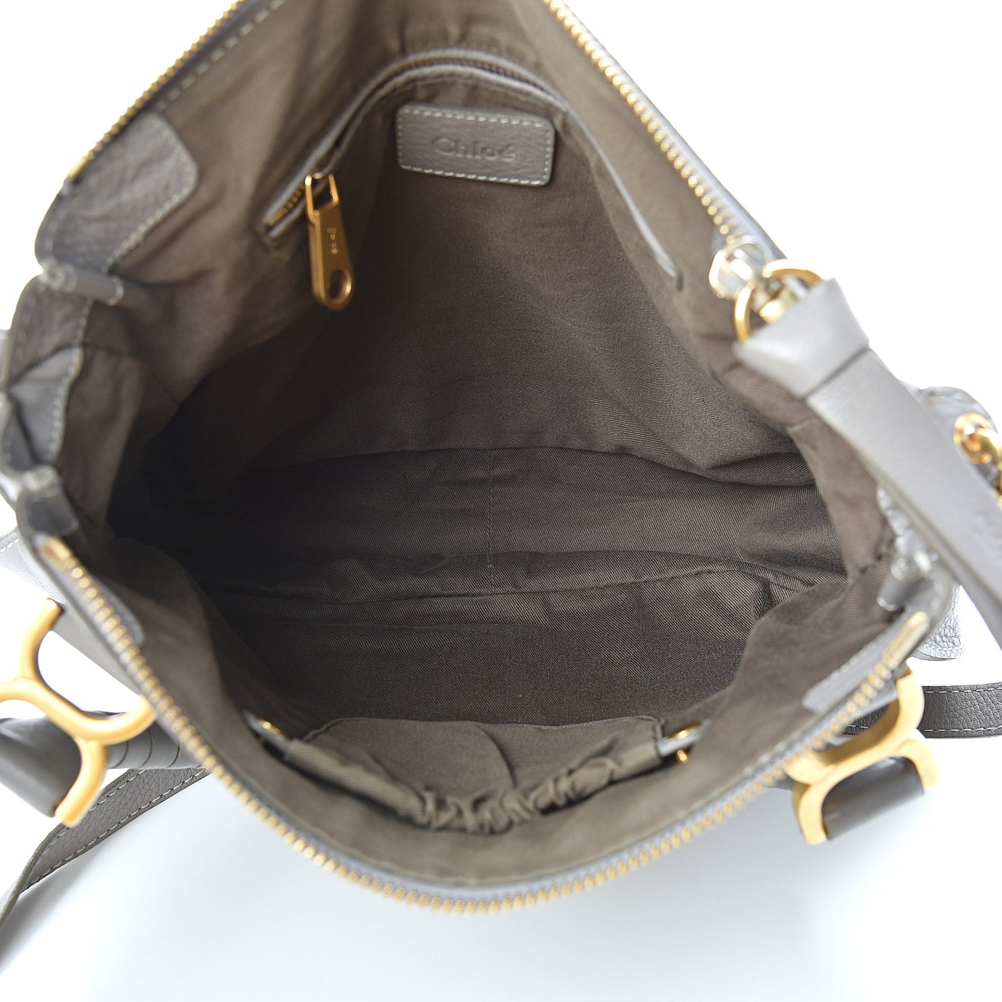 Calfskin Medium Marcie Satchel Cashmere Grey