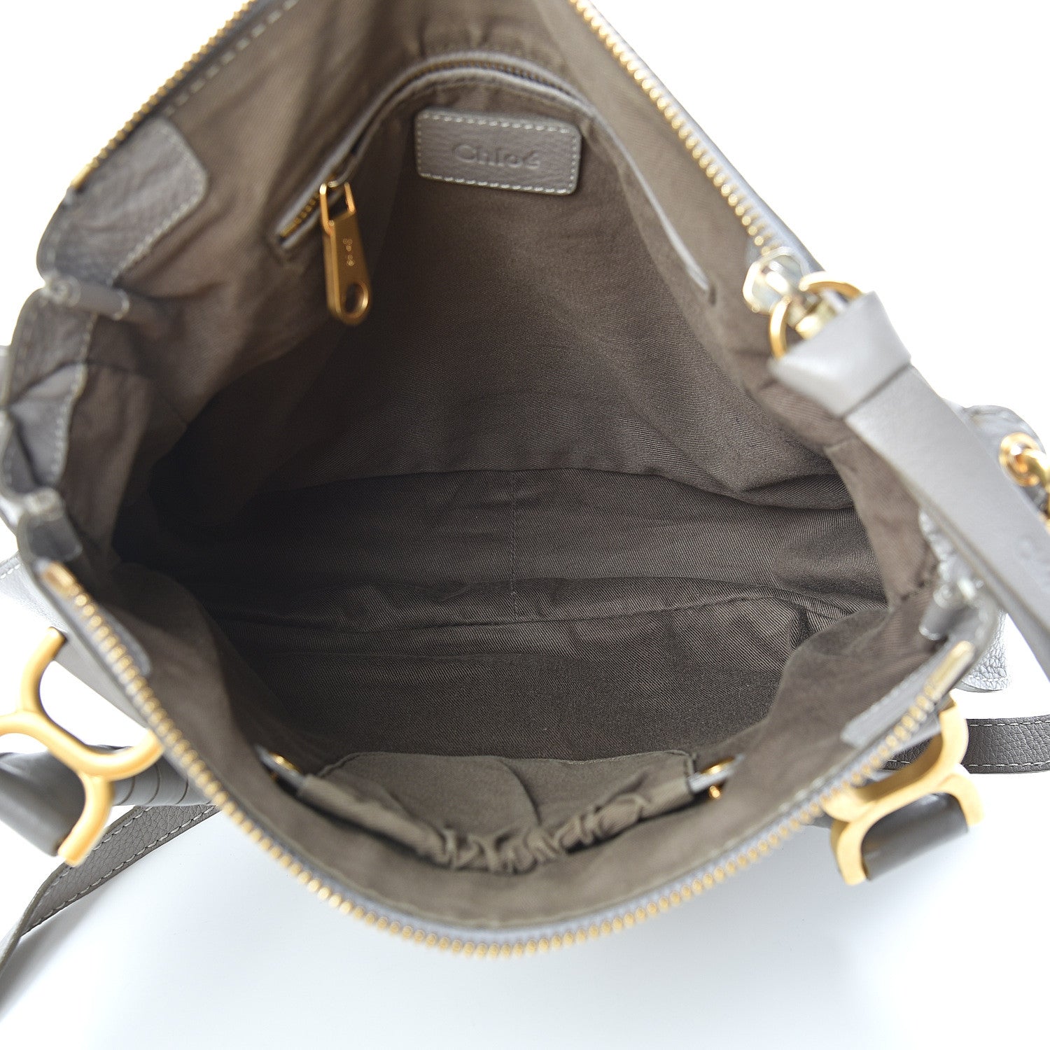 Chloe Calfskin Medium Marcie Satchel Cashmere Grey 5 of 19
