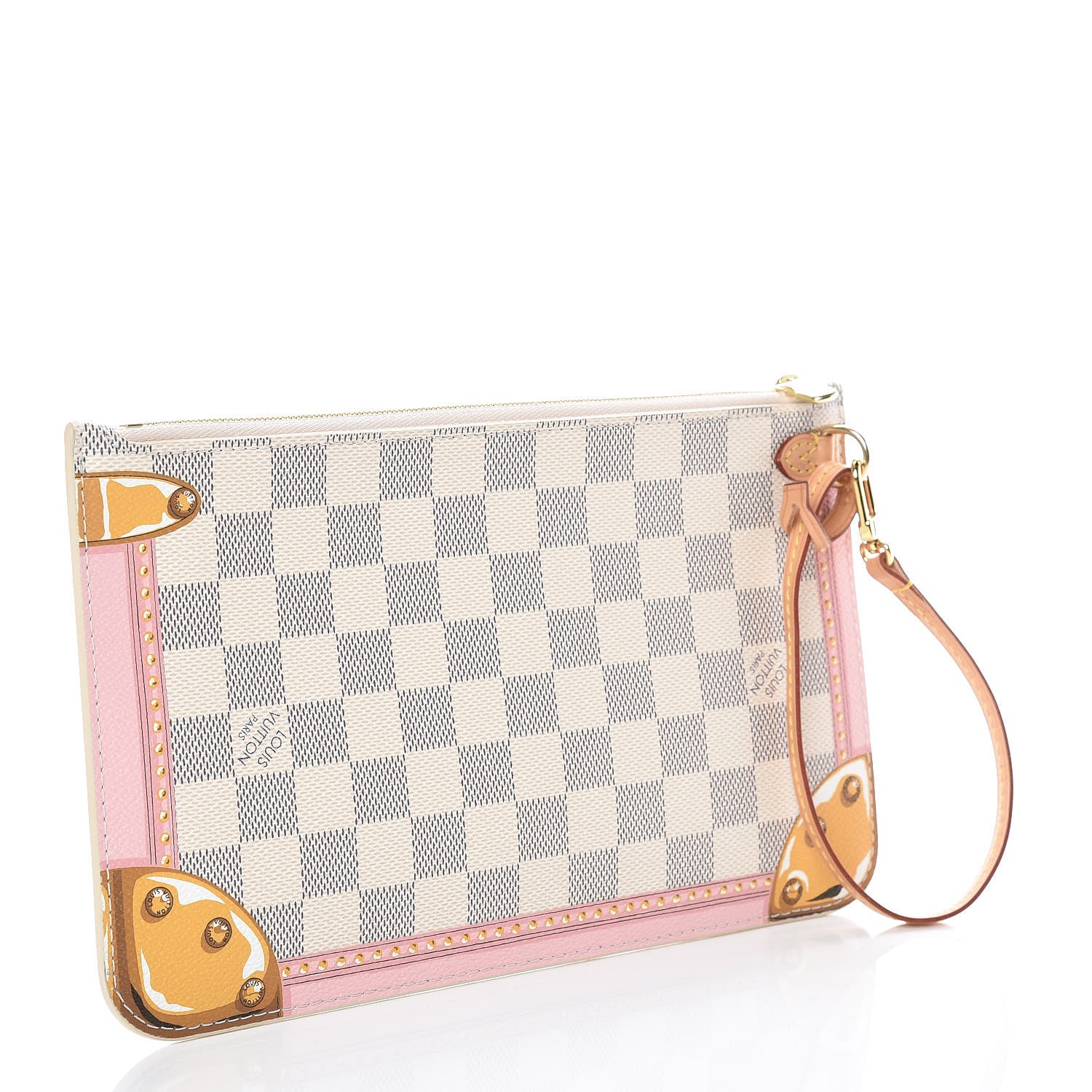 Louis Vuitton Damier Azur Summer Trunks MM GM Pochette 3 of 8