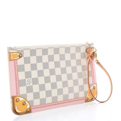 Louis Vuitton Damier Azur Summer Trunks MM GM Pochette 3 of 8