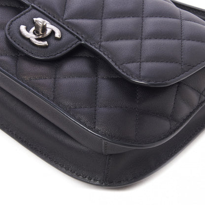 Chanel Lambskin Quilted Small Natural CC Flap Black 4 of 11