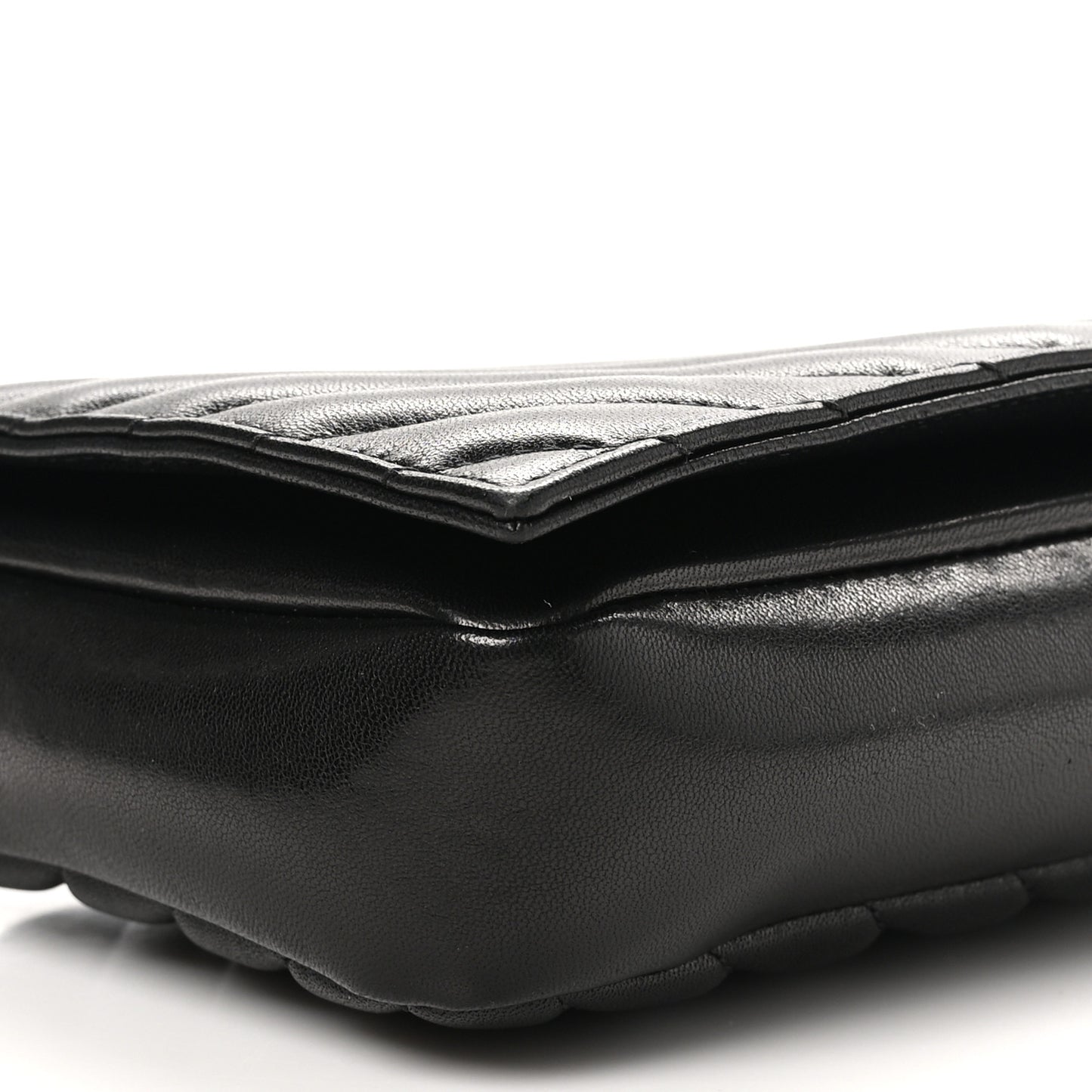 Lambskin Matelasse Monogram Kate 99 Black