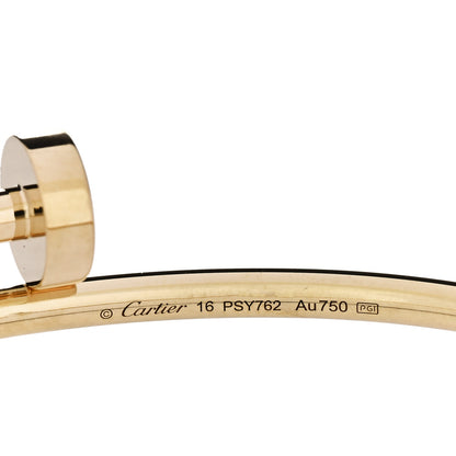 Cartier 18K Yellow Gold Small Juste Un Clou Bracelet 16 4 of 5