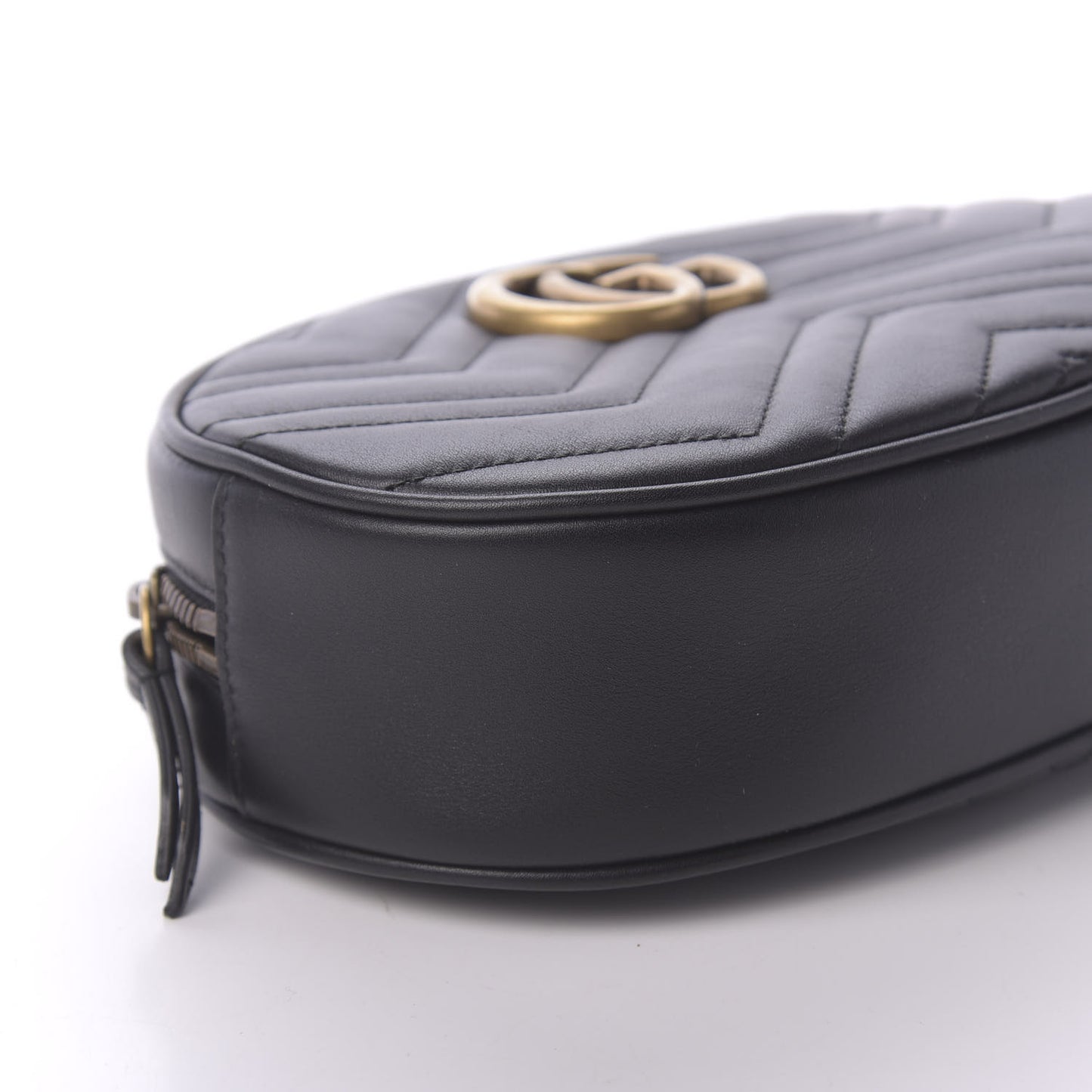 Calfskin Matelasse GG Marmont Belt Bag 75 30 Black
