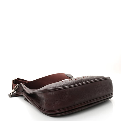 Hermes Taurillon Clemence Evelyne III PM Havane 4 of 10