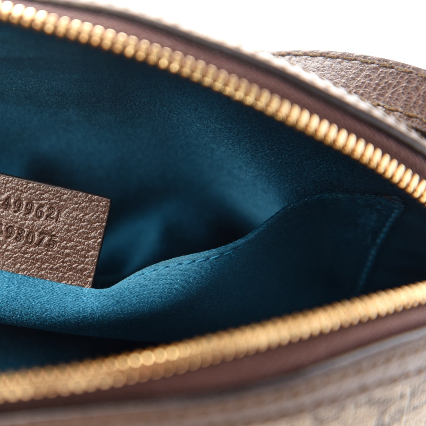 GG Supreme Monogram Textured Dollar Calfskin Web Small Ophidia Dome Shoulder Bag Beige Ebony New Acero