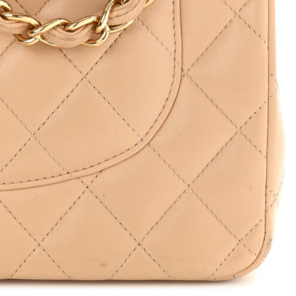Chanel Lambskin Quilted Jumbo Double Flap Beige 20 of 26