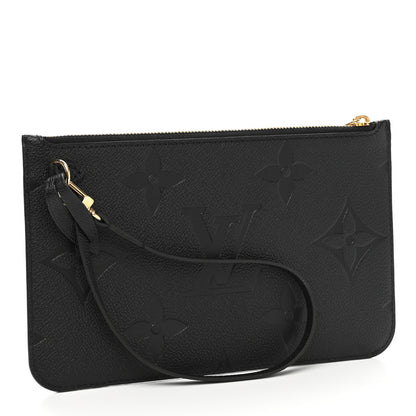 Louis Vuitton Empreinte Monogram Giant Neverfull MM Pochette Black 3 of 7