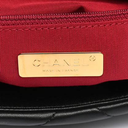 Chanel Lambskin Quilted Medium Chanel 19 Flap Black 6 of 11