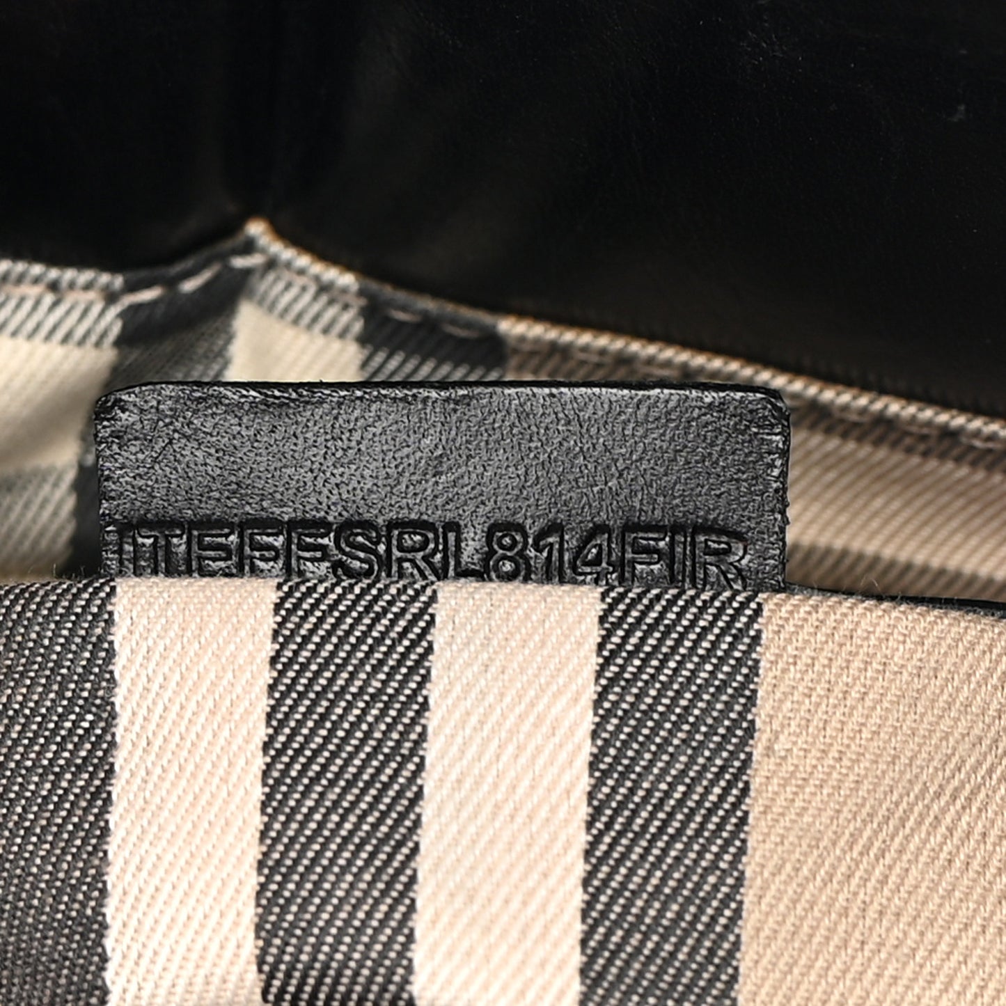 Calfskin Medium Whipstitch Tote Black