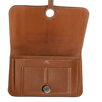 Hermes Togo Dogon Duo Wallet Gold 5 of 10