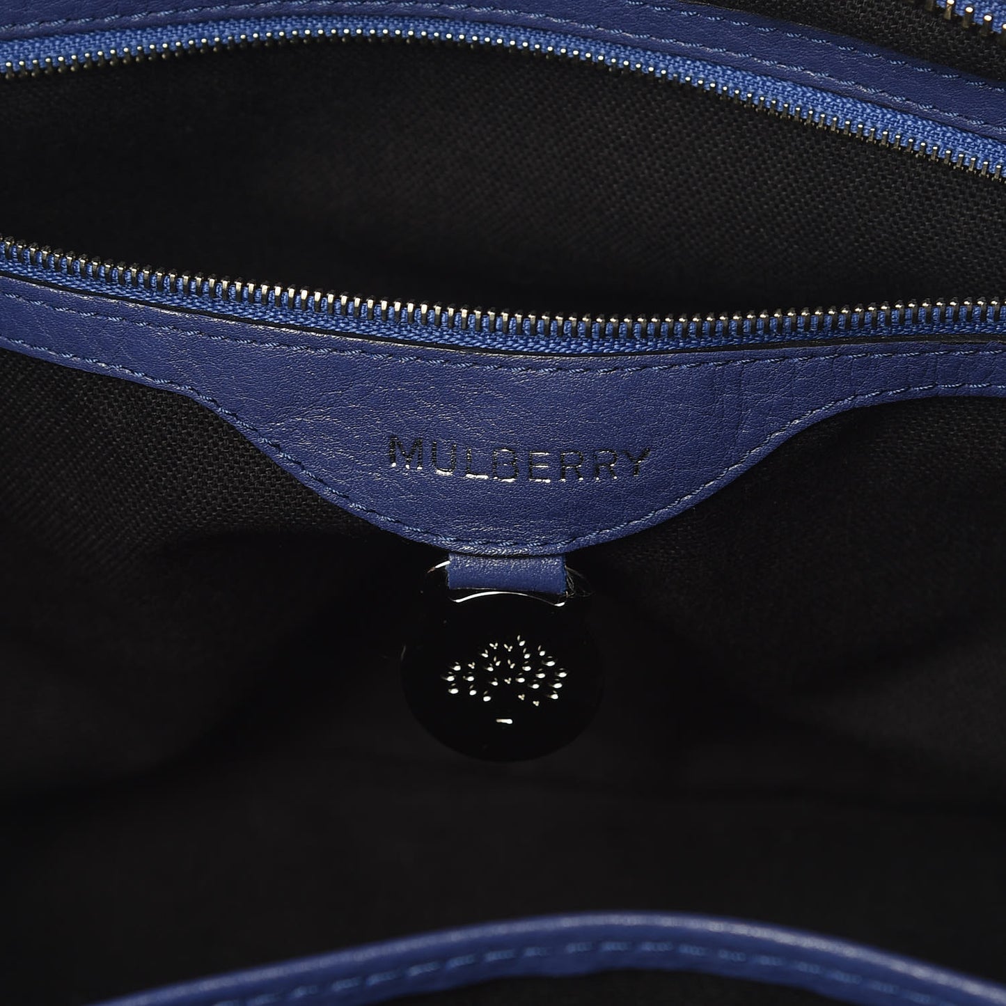 Grained Calfskin Zip Tote