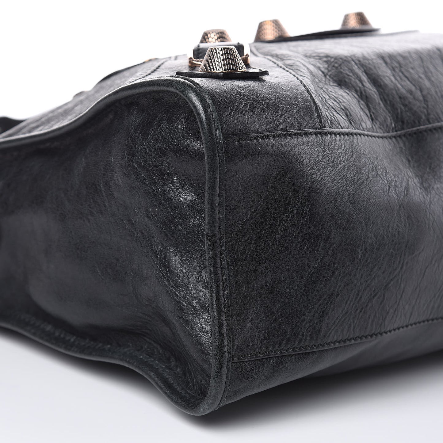 Agneau Giant 21 Rose Gold Hardware City Black