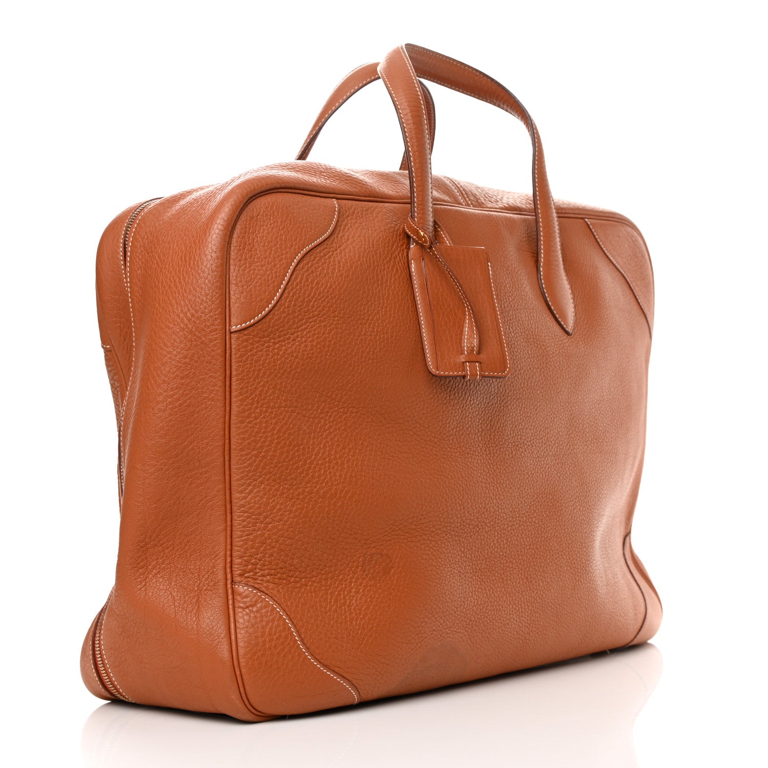 Hermes Taurillon Clemence Victoria 50 Travel Gold 2 of 20