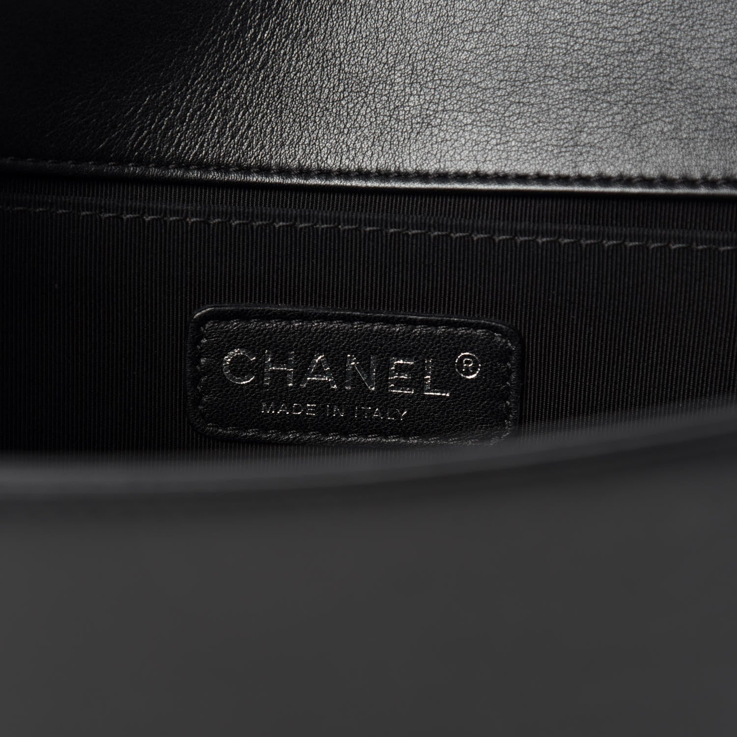 Chanel Calfskin Quilted Medium Boy Flap Black 10 of 13